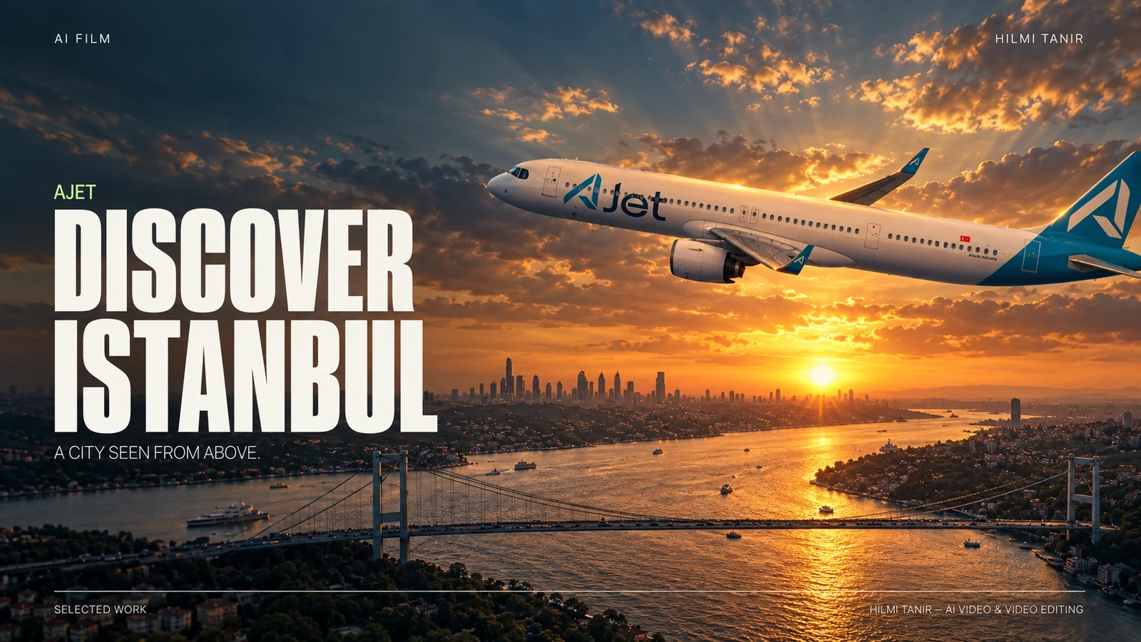 AJet — İstanbul’a Bir Bakış — AI reklam filmi