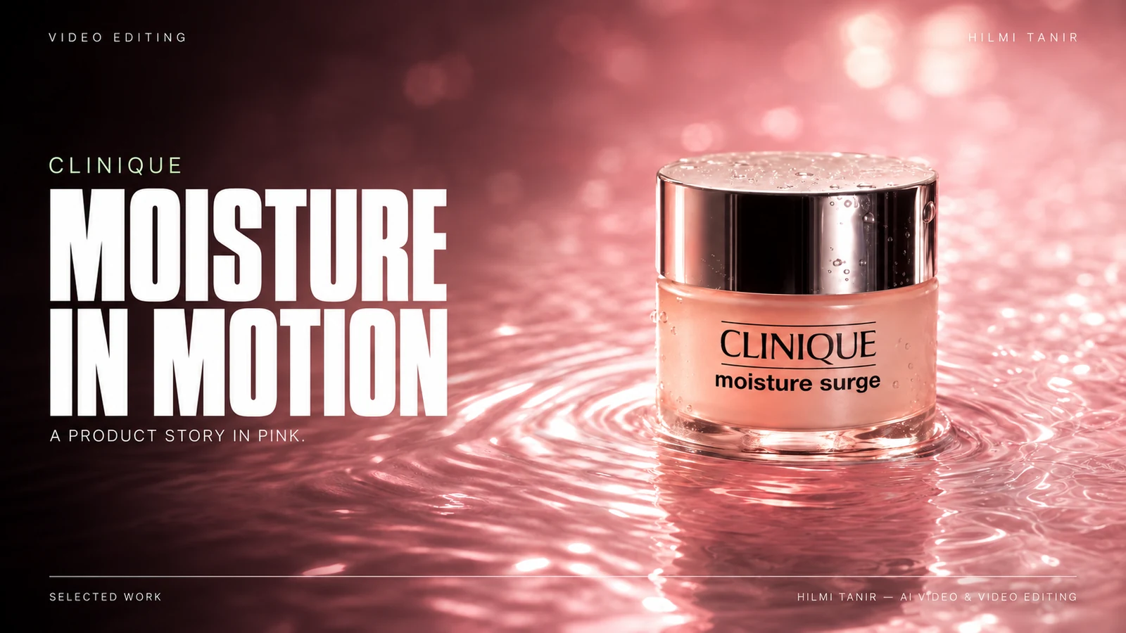 Clinique — Moisture Surge — Ürün tanıtımı