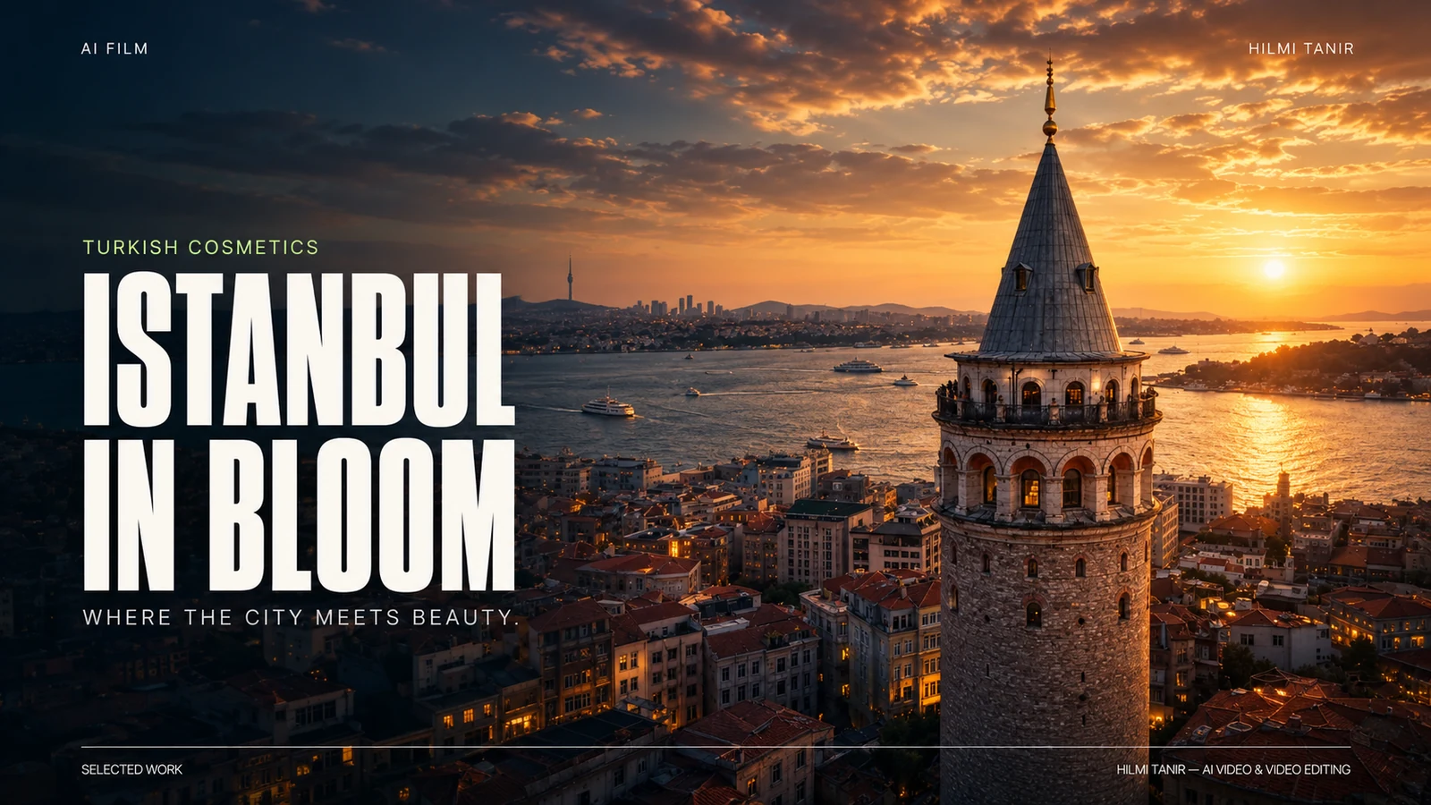 Turkish Cosmetics — İstanbul’un Işığı — AI reklam filmi